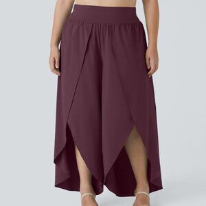 Halara High Waisted Palazzo Flowy Wide Leg Quick Dry Casual Plus Size Pants